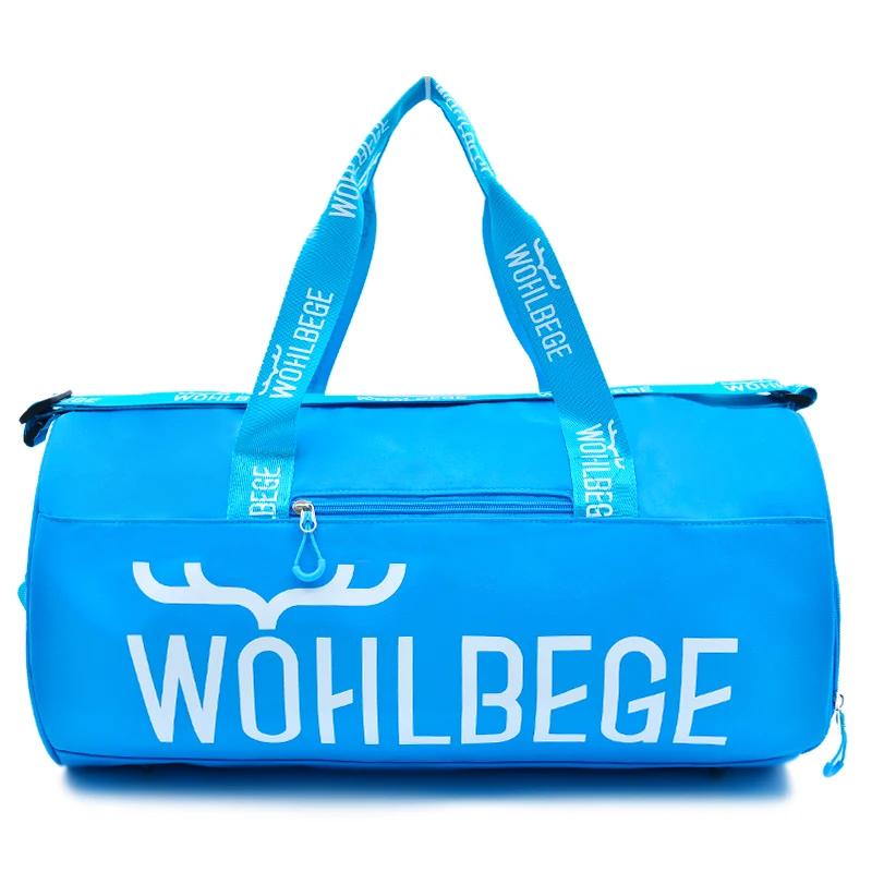 

customized logo large capacity pink duffle bags gym women waterproof sports travel bag