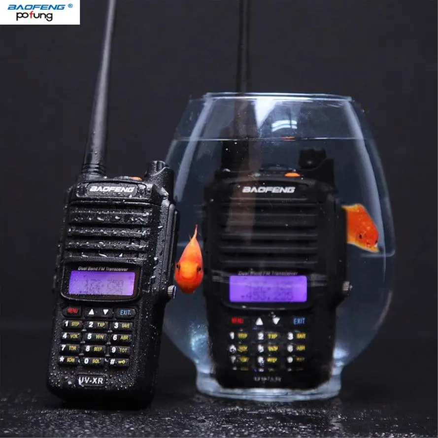 

2019 Baofeng UV XR 10Watts Powerful IP67 10W Waterproof Walkie Talkie CB radio portable Handheld 10KM Long Range Two Way Radio