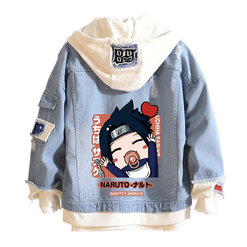 

COLDKER 2021 Custom Anime Cosplay Jacket Sweatshirt Denim Fleeces Costume Hoodie Jean Coat, Custom colors