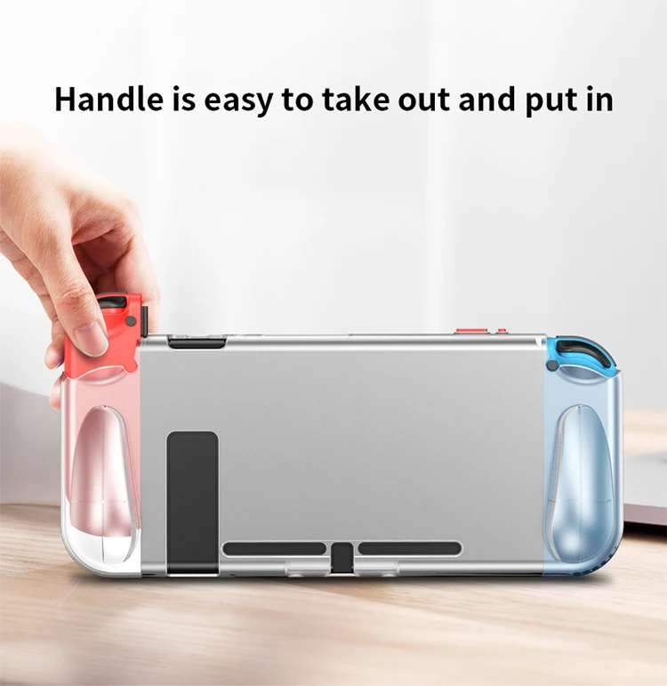 Laudtec Custom Protective Clear Case For Nintendo Switch Console