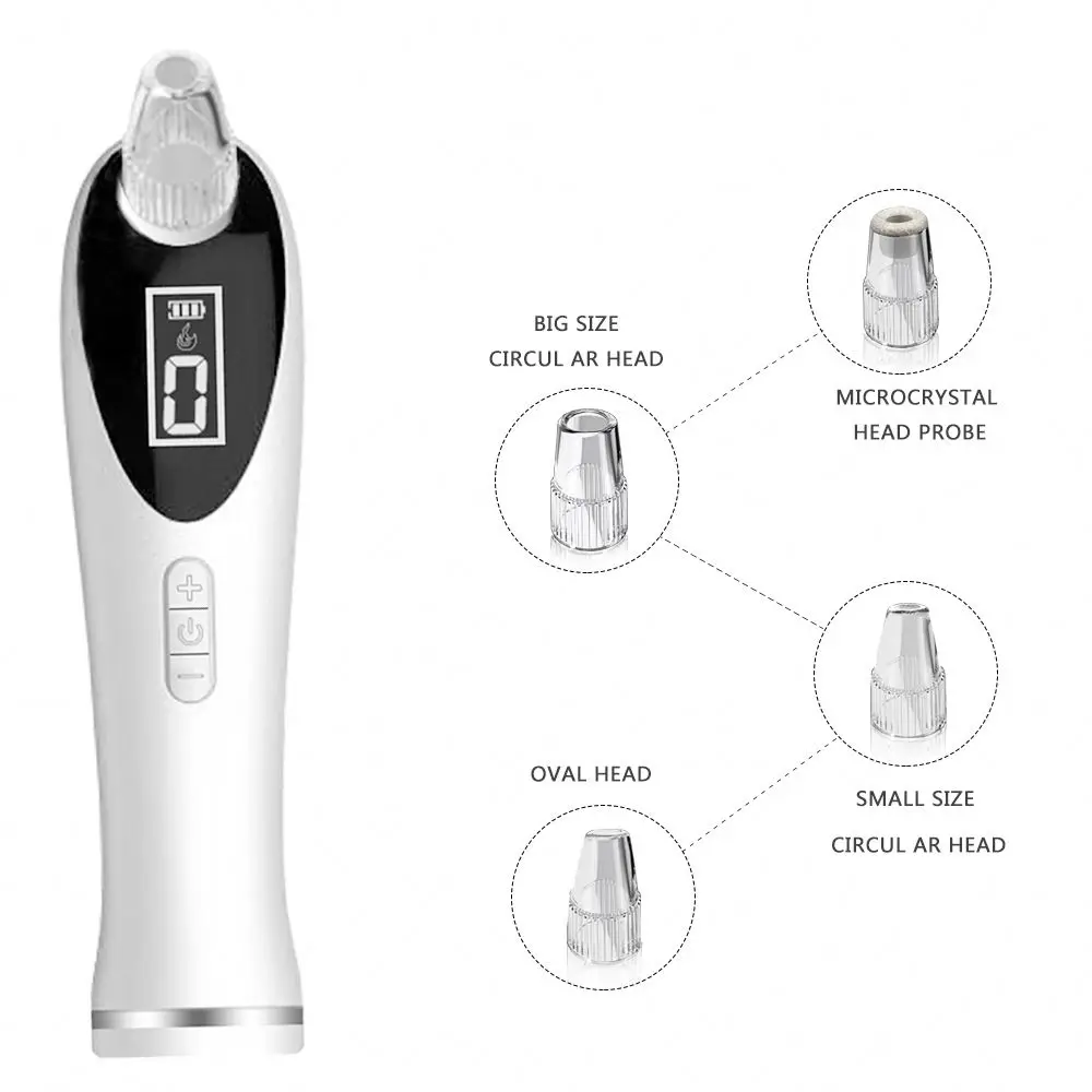 

New Arrival Mini Whitehead Ultrasonic Blackhead Remover, White