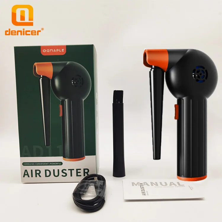 

Orange AD11S Wireless Electric Air Duster Cleaner Compressed 40000 RMP Air Blower Duster Rechargeable