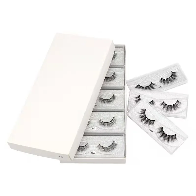 

Best factory price wholesale false 25 mm mink strip russian eyelash