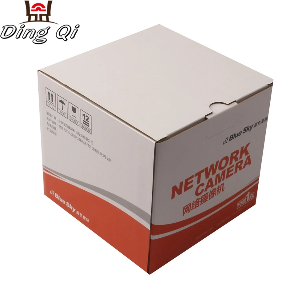 Custom corrugated paper carton cardboard packaging box with logo