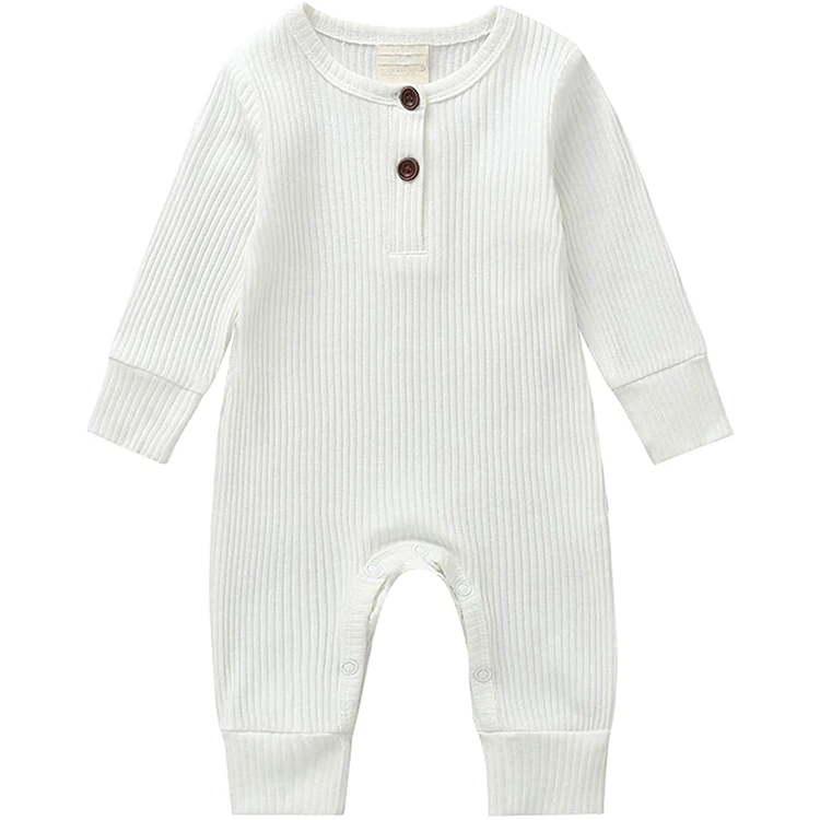 

2022 Factory Baby 100% Cotton Bodysuits Solid White Unisex Long Sleeve Christmas Kids Baby Clothing Romper, Provide color chart