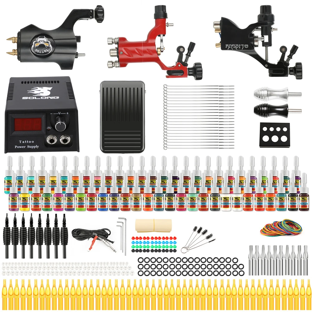 

Tattoo Kits Low Price Set For Body Tattoo Professional Tattoo Starter Machine Kit