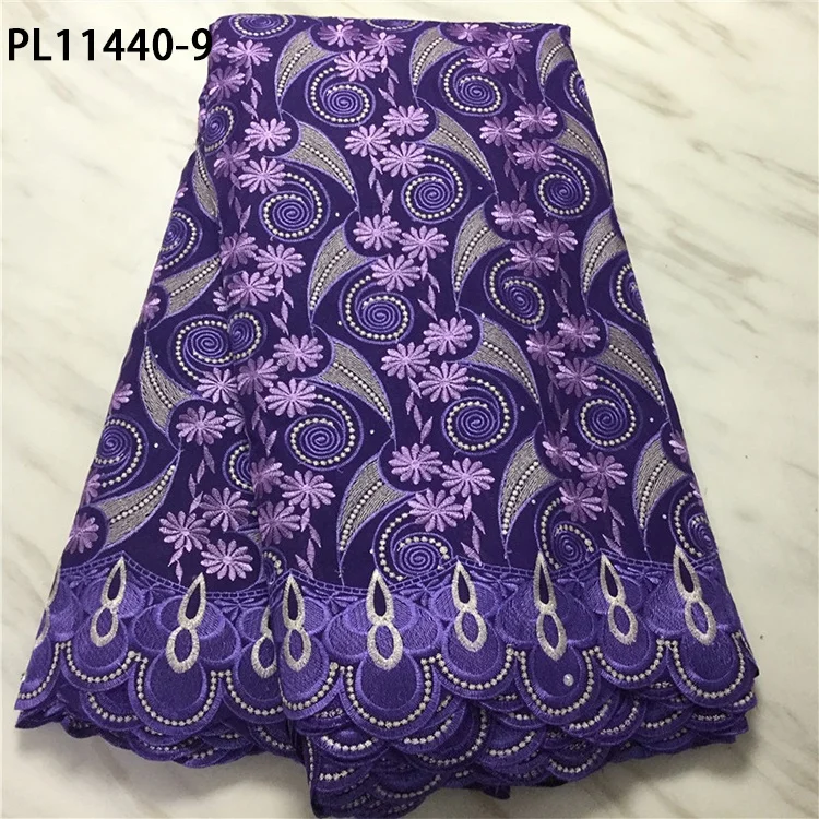 

PL11440 Africa Cotton Swiss Voile Lace 2020 High Quality In Switzerland African Dry Laces Fabrics For Party Dress