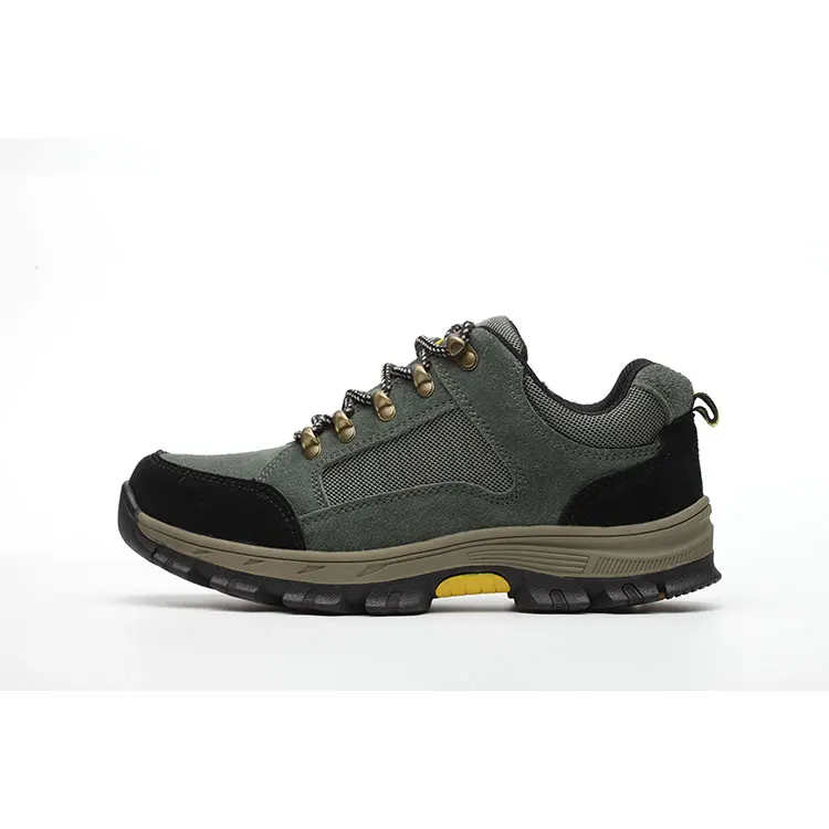 

Cheap Price Wholesale Light Casual Working Safety Shoes Steel Toe Cap Summer Breathable, Green