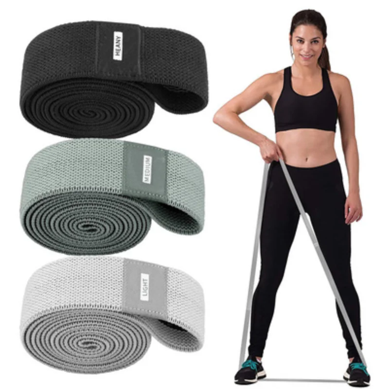 

Training The Hips Stovepipe Long Non Slip Elastic Fabric Resistance Band Set