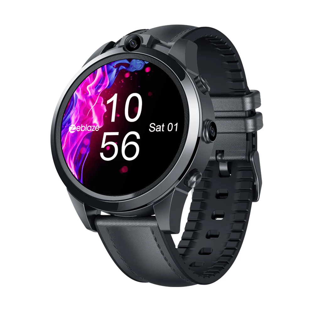 

2021 SmartWatch Zeblaze Thor 5 Pro 4G Smart Watch With Gps 5.0mp Dual Camera WiFi Calling