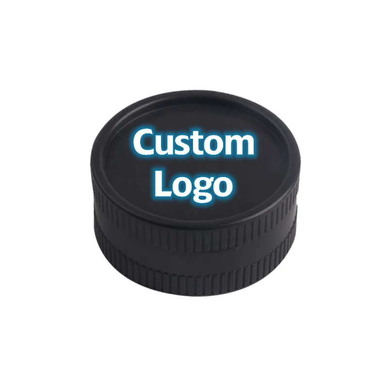 

Custom Logo Colorful Fully Degradable Materials Plastic Weed Grinder 55mm 2 Layers Bioplastic Herb Grinders