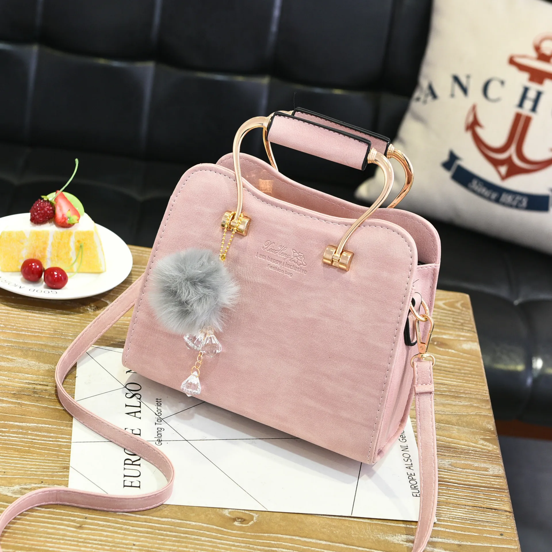 

TD1014 hot sell women handbags wholesale Leather Hand Bag-Wholesale Handbag China for lady leather Bag with low price