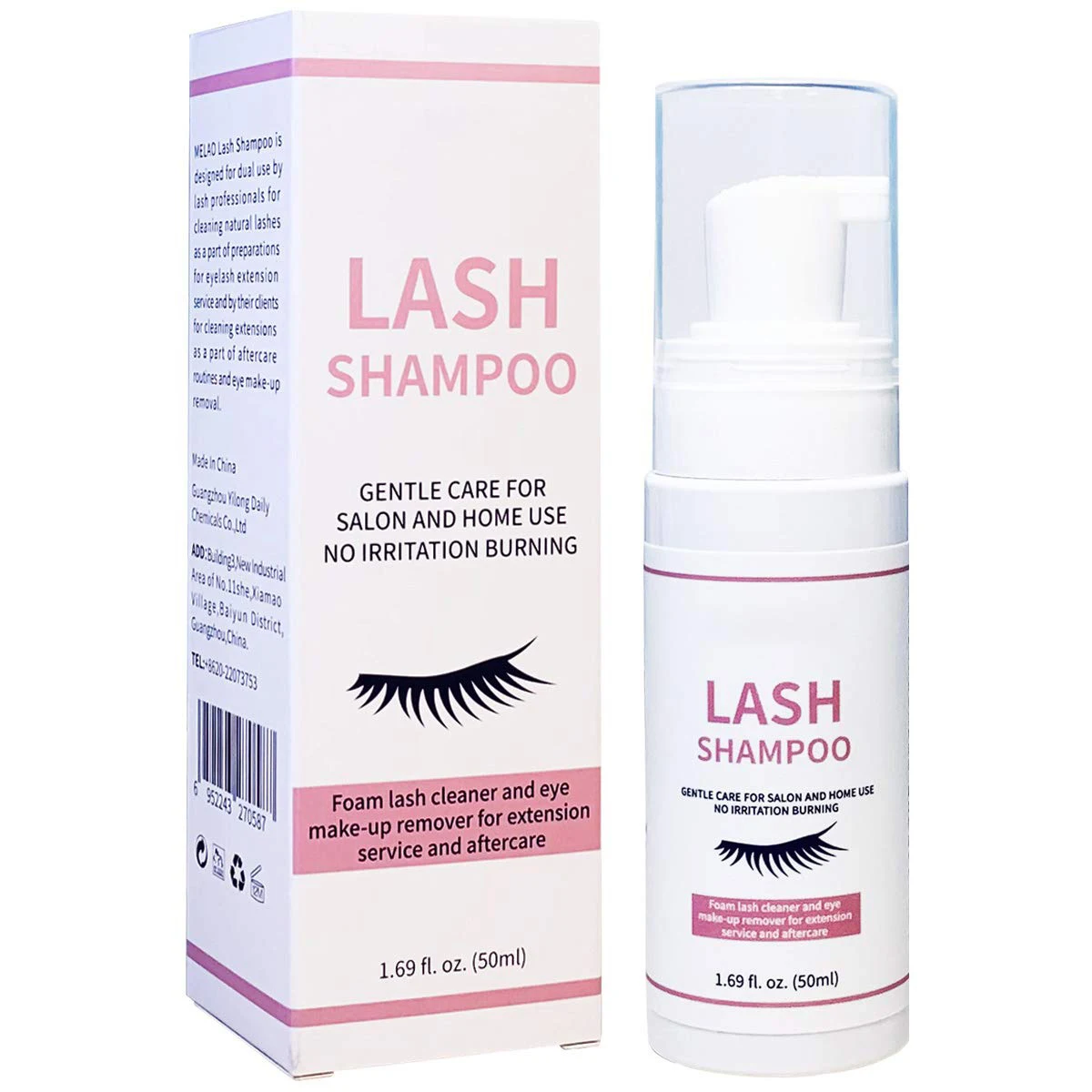 

Private Label Lash Shampoo Deep Cleanse Oil free Lash Cleanser With Wholesale Price Best Quality