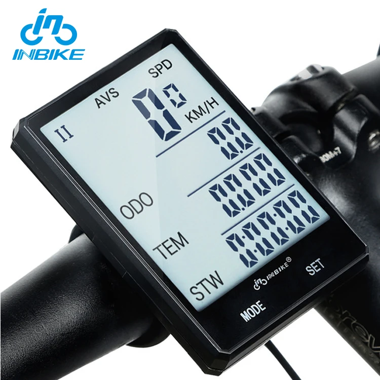 

INBIKE 2.8'' Large Screen GPS Wired Wireless Waterproof Bicycle Speedometer Cycle Bike Computer