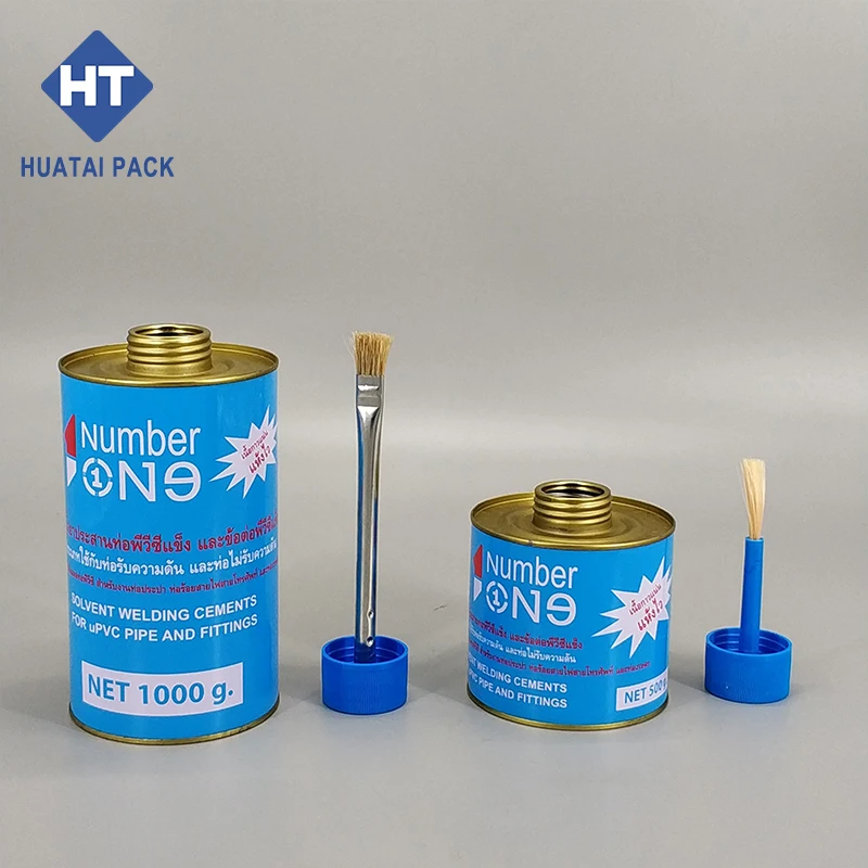 Applicator Brush 118ml 4 Oz Container Glue Tin Cans,Pvc Solvent Cement Cans Buy 4oz Tin Can