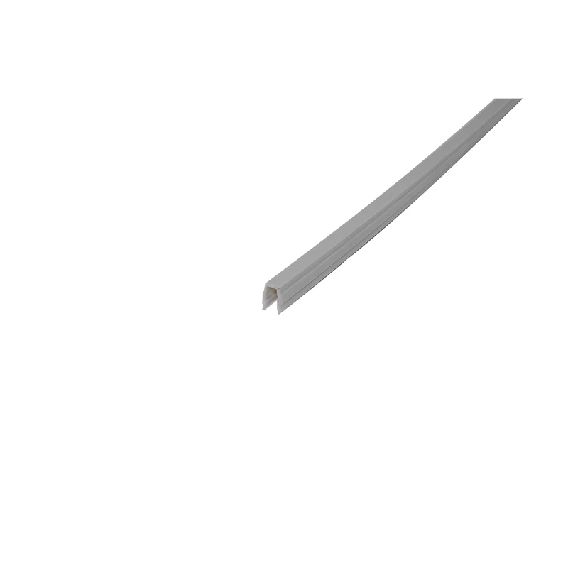 China Manufacturer 4049 Rohs   8mm Slot 8 8e U Shape  Grey slip  Covers  Slotted Nylon Covers for Aluminum Profile 30 40