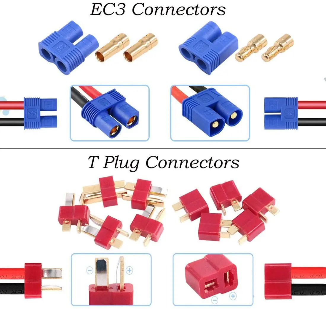 Oem Amass Liion Battery Charger Connector High Strand Silicone Cable