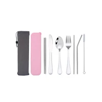 

Portable New Tableware Stainless Steel Creative Cutlery Set For Travel