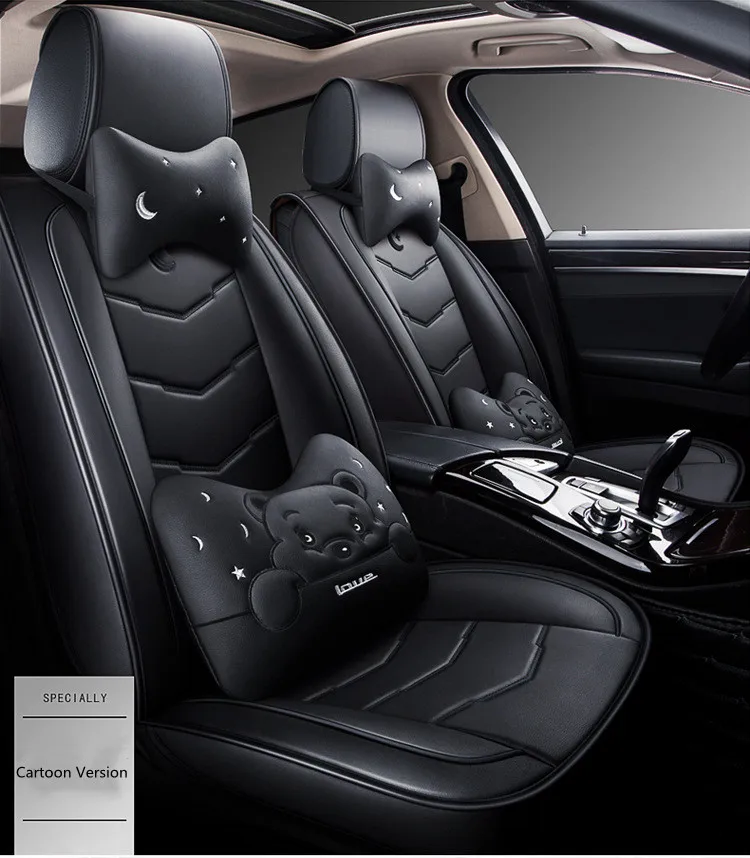 

Luxury full set pu general car seat cover universal 5 seat car seat covers