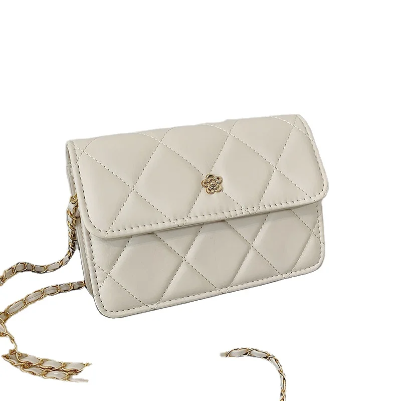 

Xiaoxiangfeng chain 2022 new fashion oblique cross small square bag small crowd single shoulder women's bag versatile