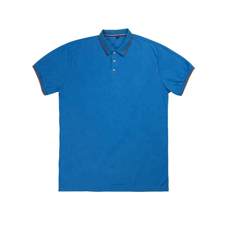 

Custom Blue Personalised Overseas 100% Polyester Polo shirt