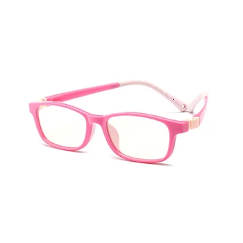 

DOISYER 2020 Accept custom logo hot sales silicone frame blue light blocking glasses kids, As photoes