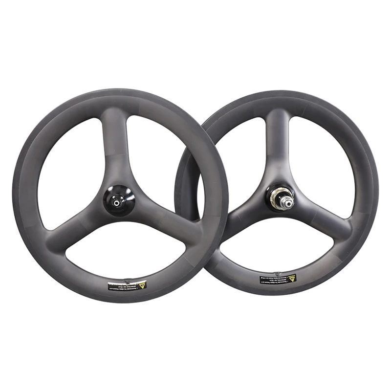 

2020 ICAN New Available 16 inch 349 carbon bmx wheels 3-spokes carbon wheel for folding bike