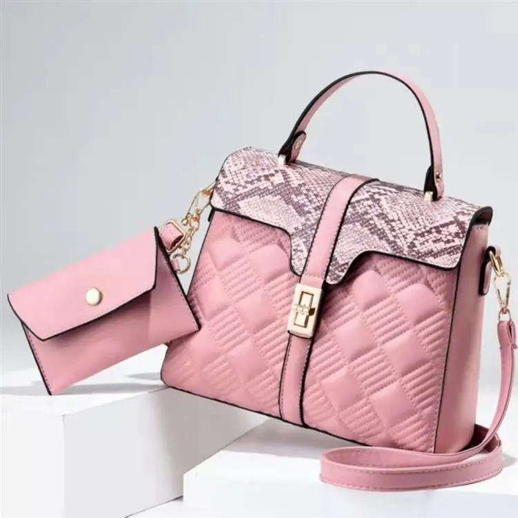 

New fashion female casual crossbody bags women handbags pu leather handbag with wallet, 8 cololrs