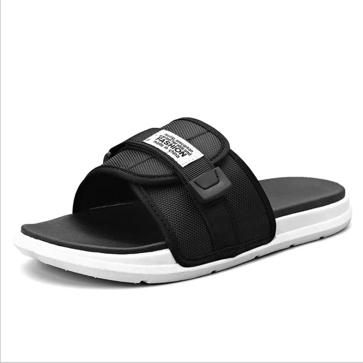 

Greatshoe plain slide sandal,black pvc mens slide footwear sandal custom logo slide sandal men slipper