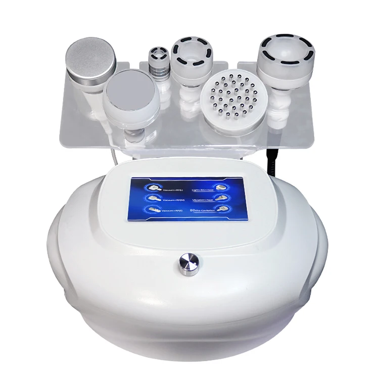 

Manufacturer 80k Slimming RET + Vacuum + RF Body Ultrasonic Cavitation Cellulite Removal 5D Carving Machine for beauty salon use