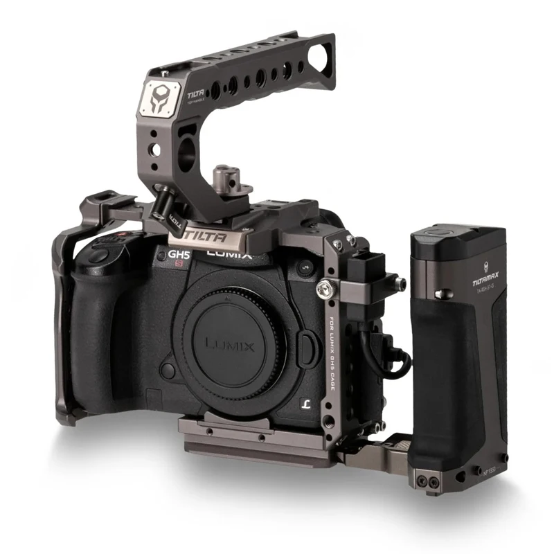 

Tiltaing TA-T37-B-G Camera Cage for GH4 GH5 and GH5S camera Series Tilta Gray