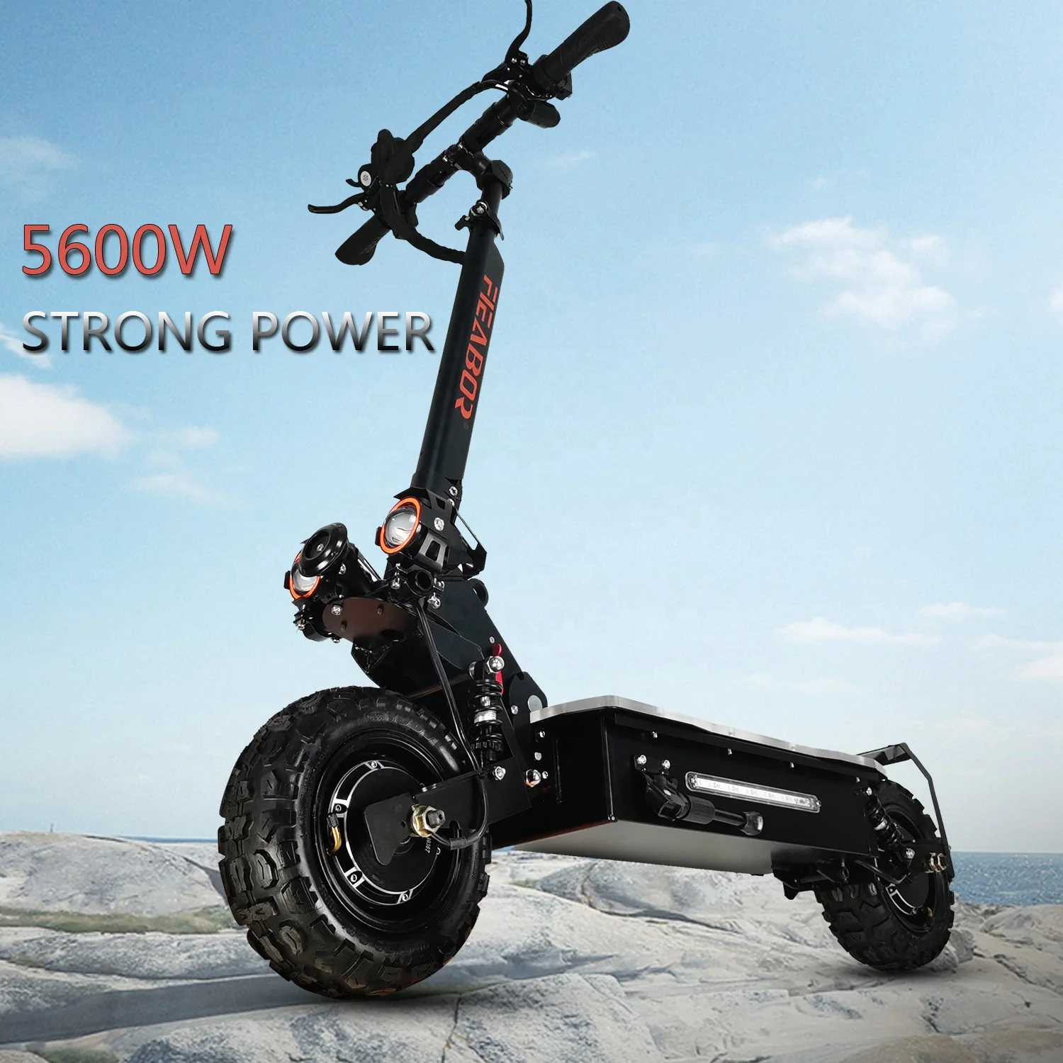 

Great performance electric foldable 5600w scooter max speed 102km/h, in stock Europe USA warehouse