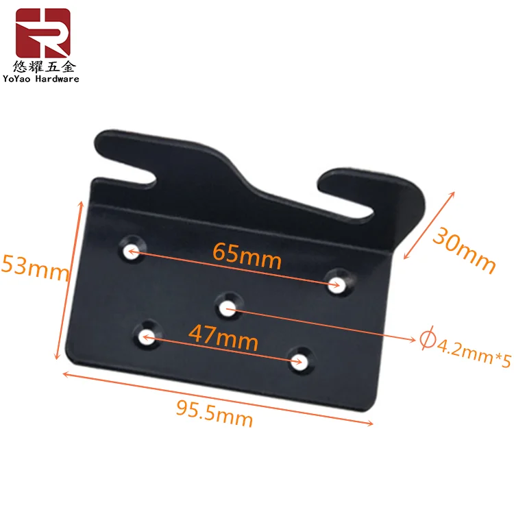 4 Inch Invisible Frame Connection Bed Frame Hardware Fittings For Slat