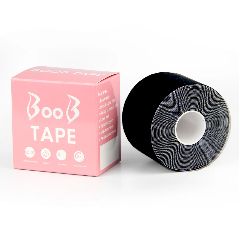 

New Design Boob Tape Multiple Elastic Breast Tape Lifting Sexy Waterproof Breast Invisible Boob Tape 5cm*5m