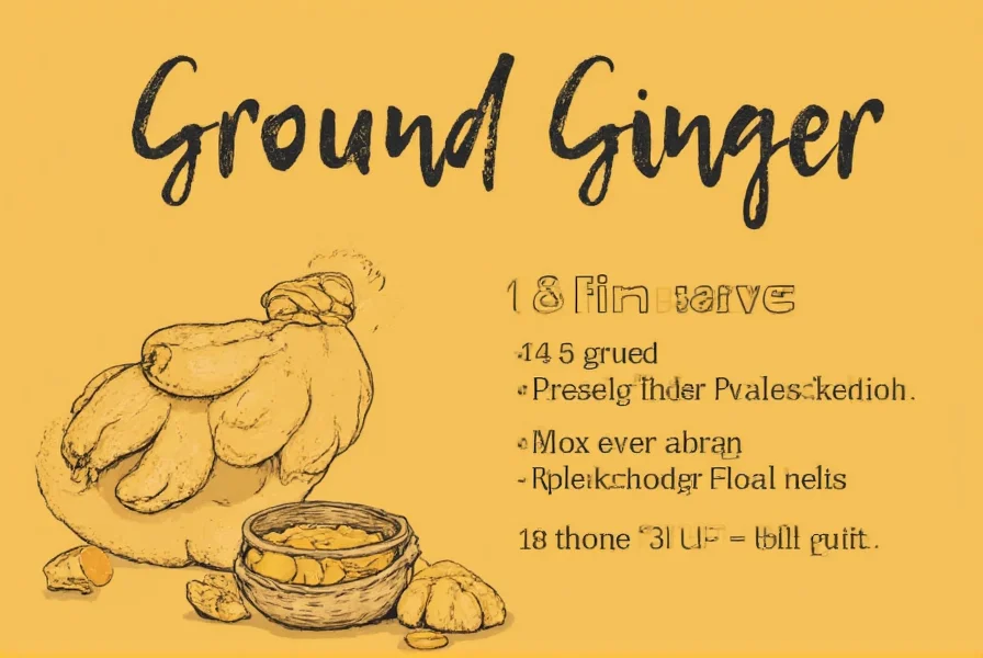 ground ginger substitute
