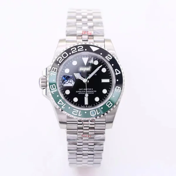 

Original 3285 Movement Highest Level Night Vision 904L Stainless Steel Sapphire Glass Automatic GMT Watches