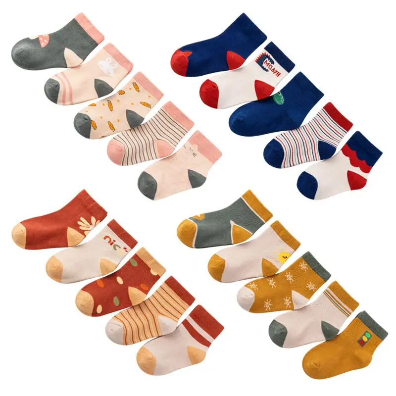 

New Baby Kids Soft Cotton Socks Boys,Girls,Baby,Cute Cartoon animal Stripe Dots Fashion Sport Socks Autumn Winter Gift, Picture shows