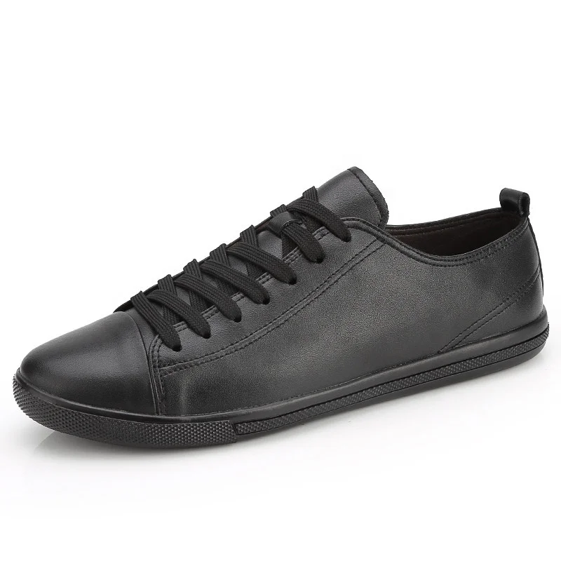 

hot Wholesale Customize logo Low-top casual shoes with soft leather soles and breathable white board shoes for men, Custom made
