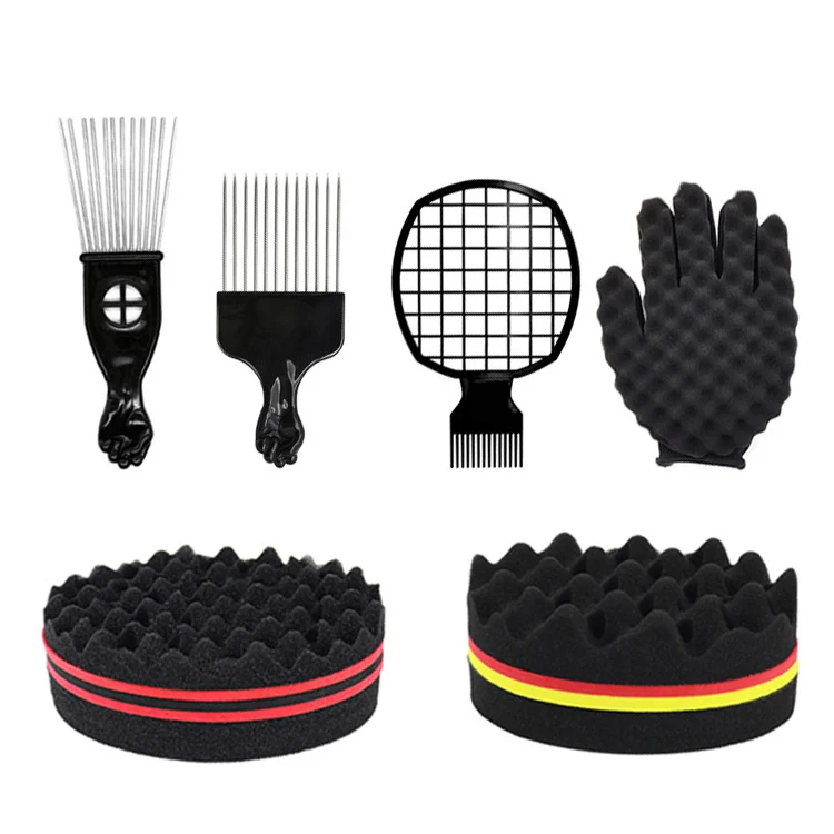 

Twist Sponge for Black Men Hair Sponge Gloves Magic Twist Brush Curl Sponge Tornado Locking Afro Curling Coil Comb