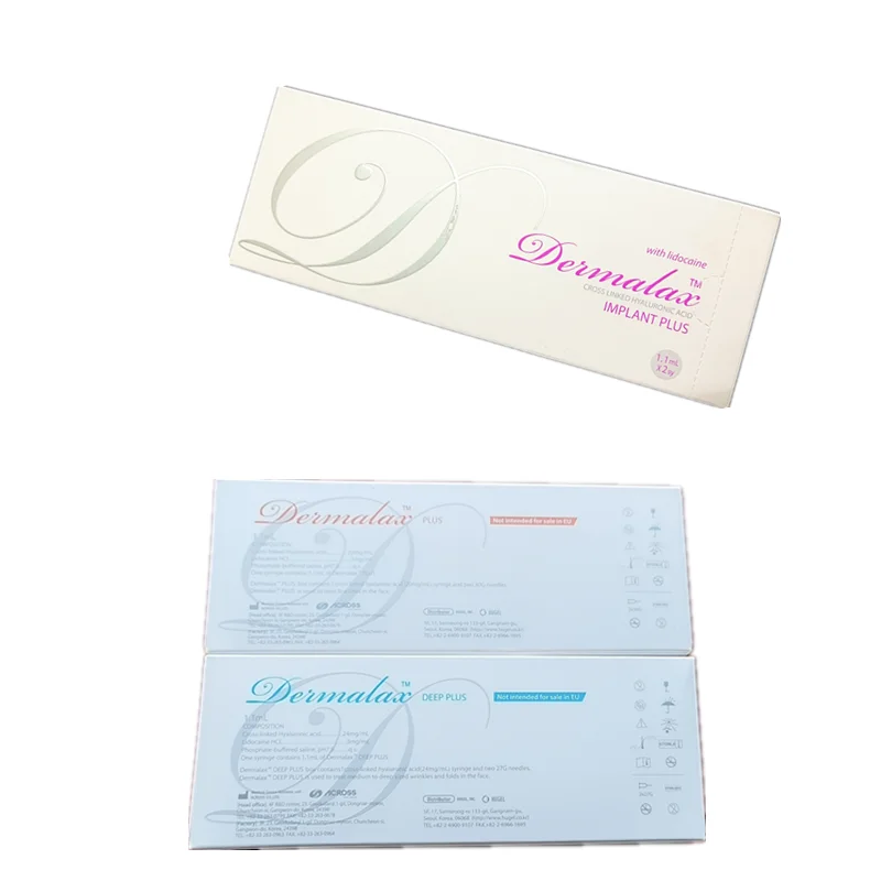 

Korea Dermalax Deep Plus Dermalax Implant Plus Dermalax Plus ha dermal filler, Transparent