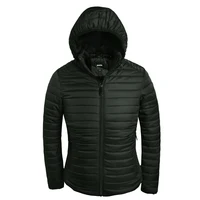 

men adult nylon Hooded Ultralight Thin padding Jacket Casual Simple Lightweight jackette for men