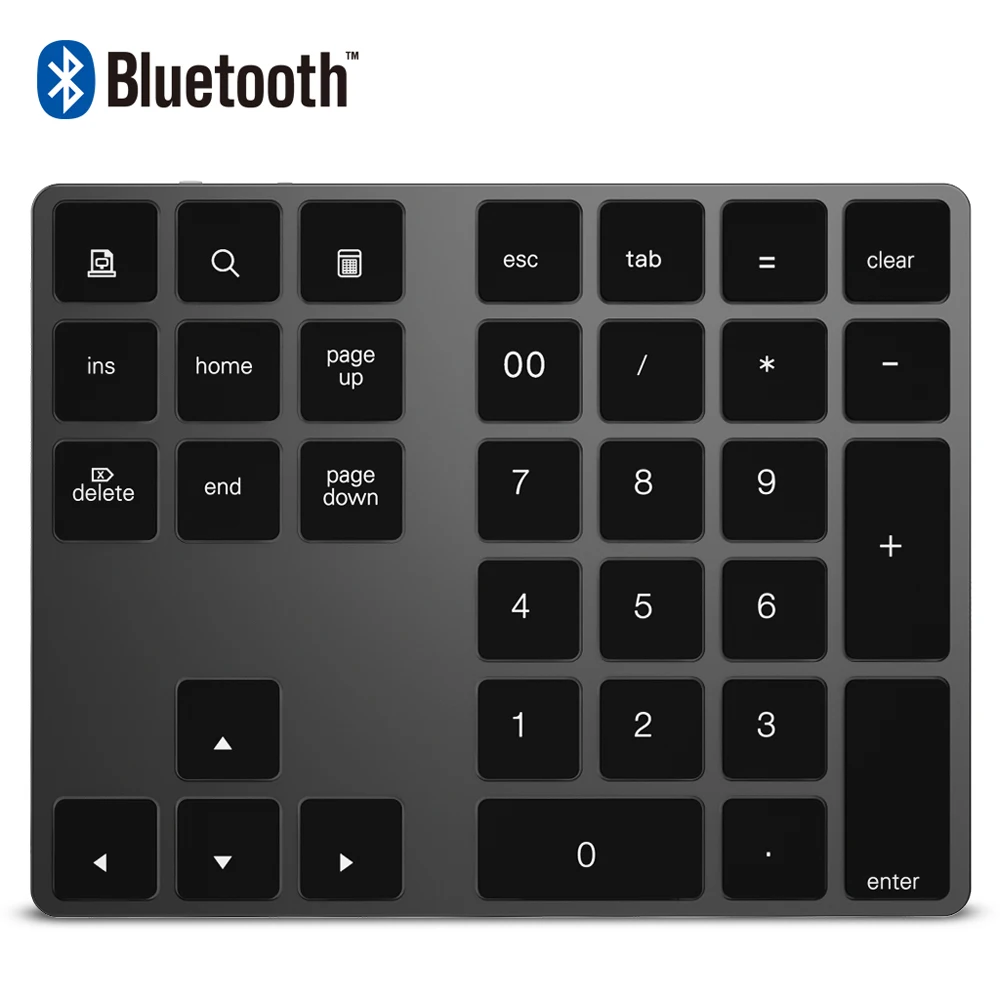 

China Manufactory Custom Aluminium Keypad 34 Portable Numeric Keyboard With Reasonable Price