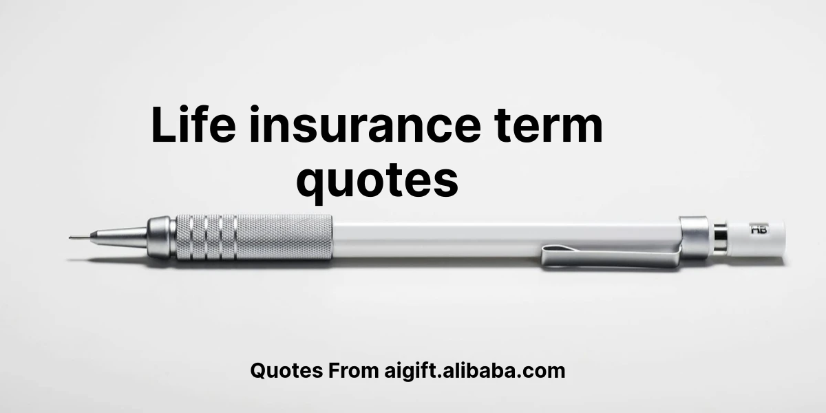 life insurance term quotes