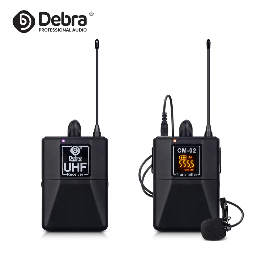 

Debra Audio UHF Wireless Lavalier Microphone single Channels with 30Selectable50m Range for DSLR Camera Live phone recording
