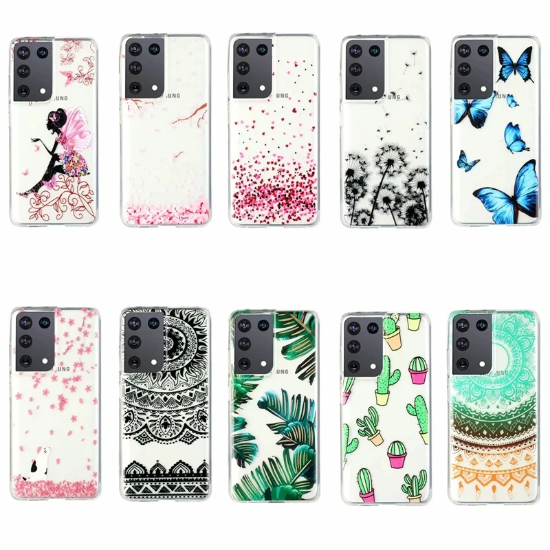 

Henna Flower Soft TPU Case For Samsung Galaxy A12 Back Cover S21 Ultra S21 Plus A42 Paisley Unicorn Love Heart Cartoon Skin, See the pic