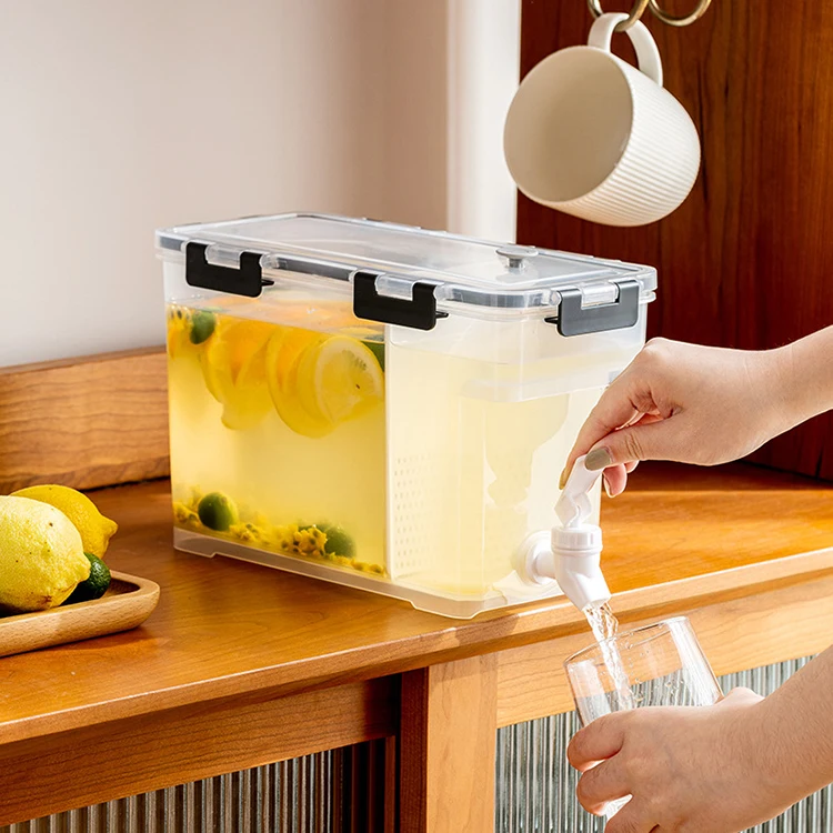 

Lemonade Fruit Teapot Cold Drink Water Kettle Refrigerator Kettle Cold Water Large Capacity Cooler Kettle