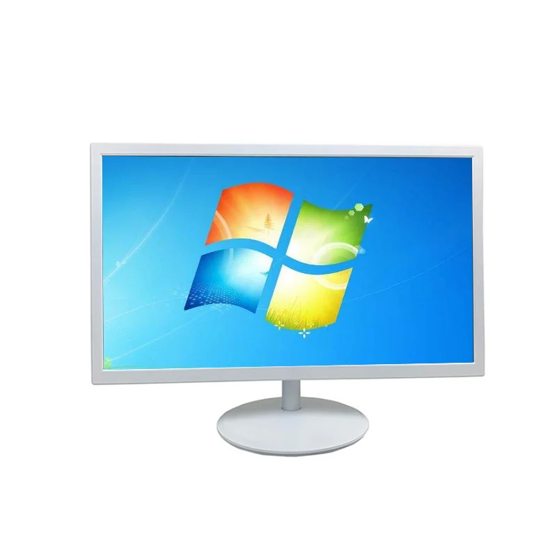 

Desktop Computer Monitor  white LCD LED Screen Display Monitor DC12V VGA Monitor