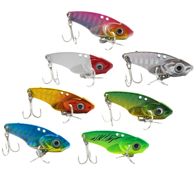 

Free samples 5g 7g 10g 15g 20g Mini Vib With Spoon Fishing Lure Hard Fishing Tackle Pin Sinking Crank Bait Vibration Spinner, 9 colors