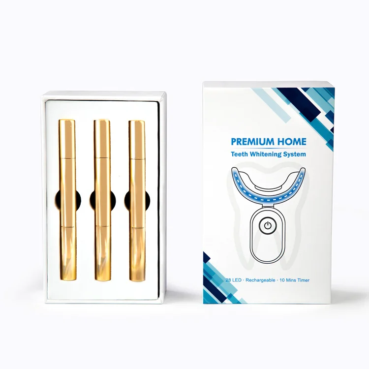 

New US Patented 28 LED Rechageable Teeth Whitening Kit Luxury Wireless Private Label Logo Teeth Whitening Kit Tooth Whitener