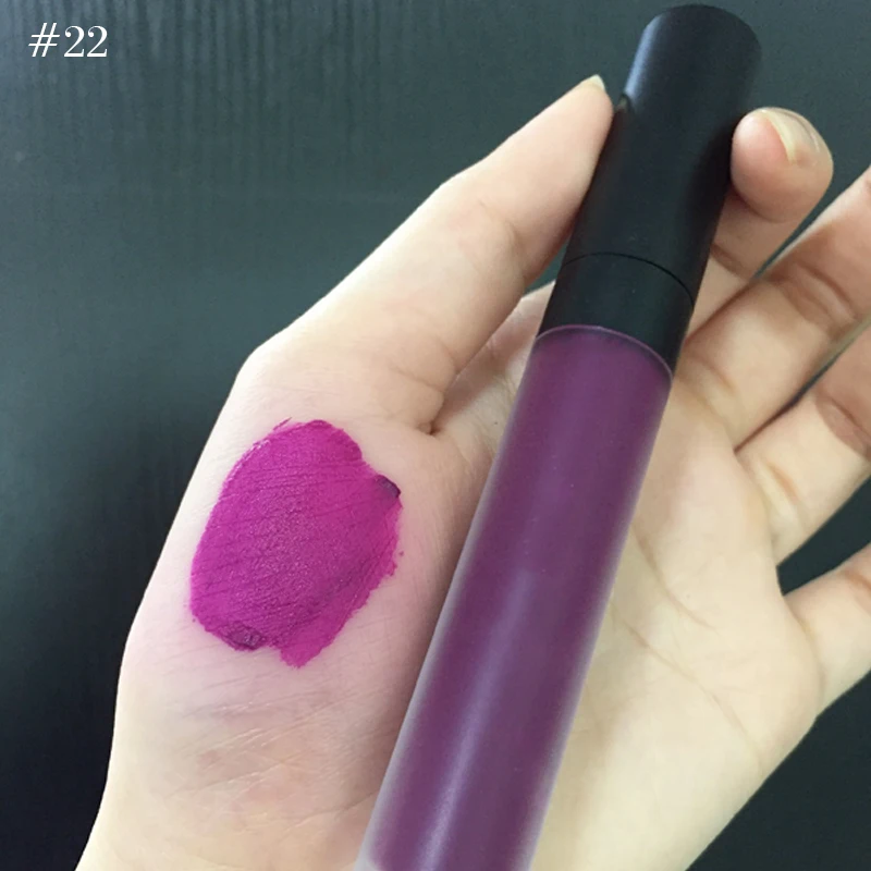 

Women cosmetics purple private label lip gloss for party